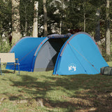 Vidaxl Tunnel tent 4-person waterproof blue