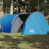 Vidaxl Tunnel tent 4-person waterproof blue