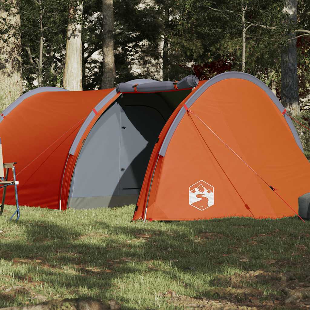 Vidaxl Tunnel tent 4-person Waterproof Orange