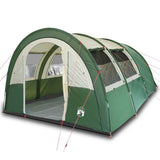 Vidaxl Tunnel Tent Green impermeabile per 4 persone