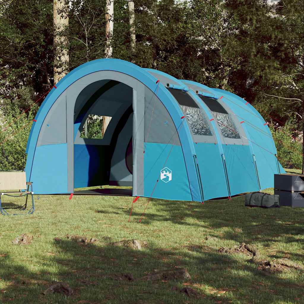 Vidaxl Tunnel tent 4-person waterproof blue