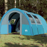 Vidaxl Tunnel tent 4-person waterproof blue