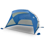 Vidaxl Beach Tent 274x178x170 148 cm 185T Polyester Azure Blue