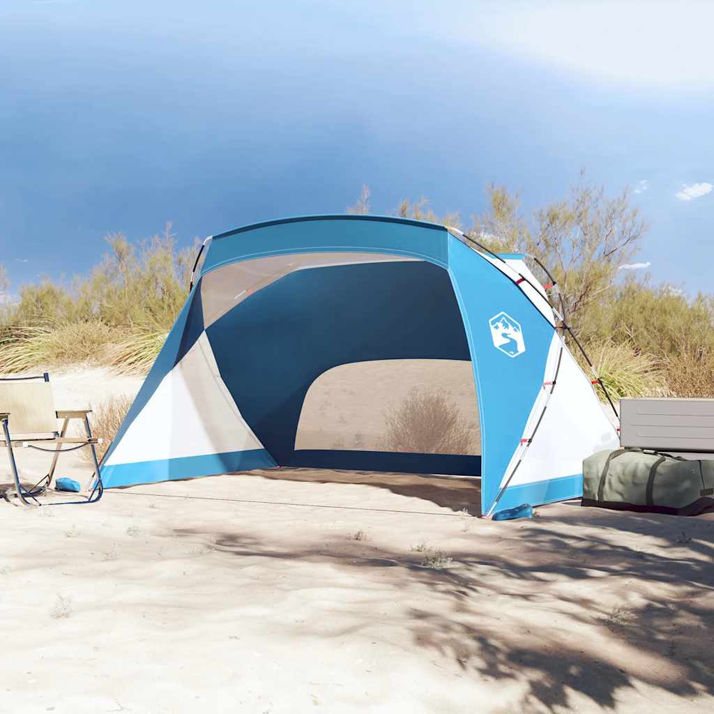 Vidaxl Beach Tent 274x178x170 148 cm 185t Polyester Azure Blue