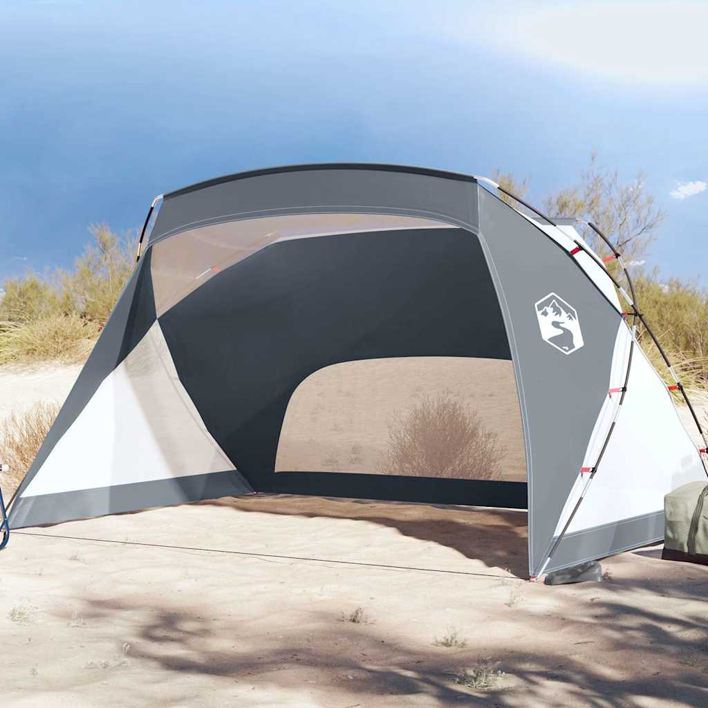 Vidaxl beach tent 274x178x170 148 cm 185t polyester gray