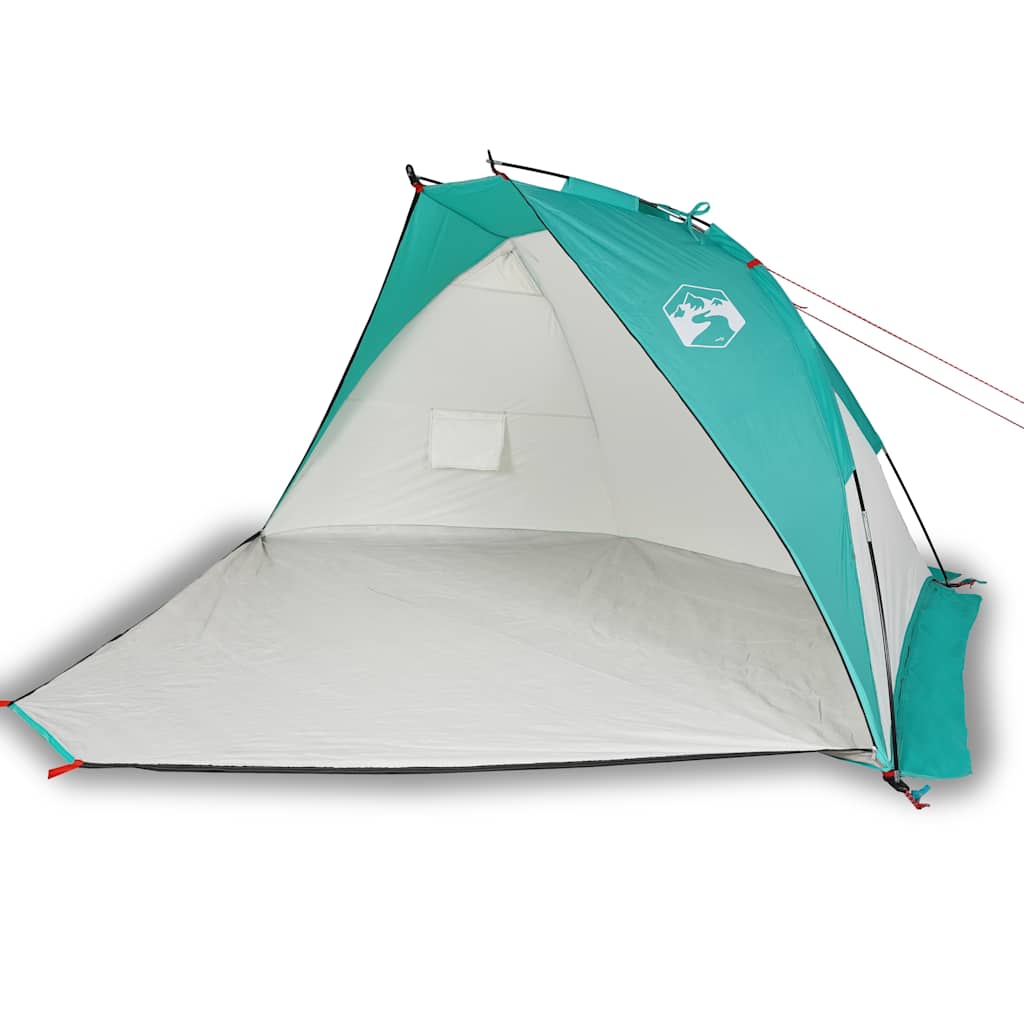 Vidaxl Beach Tent 268x223x125 cm 185t Polyester Mier gréng