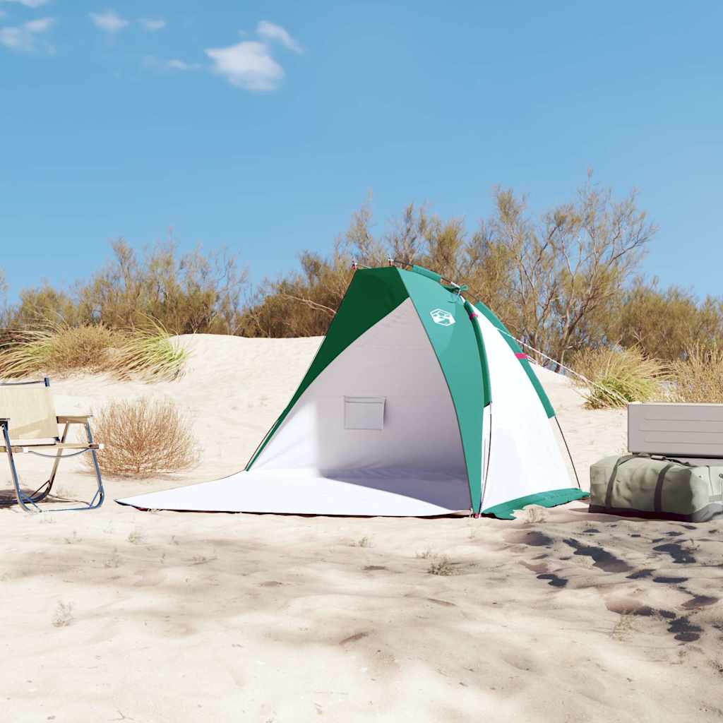 Vidaxl Beach Tent 268x223x125 cm 185t Polyester Mier gréng