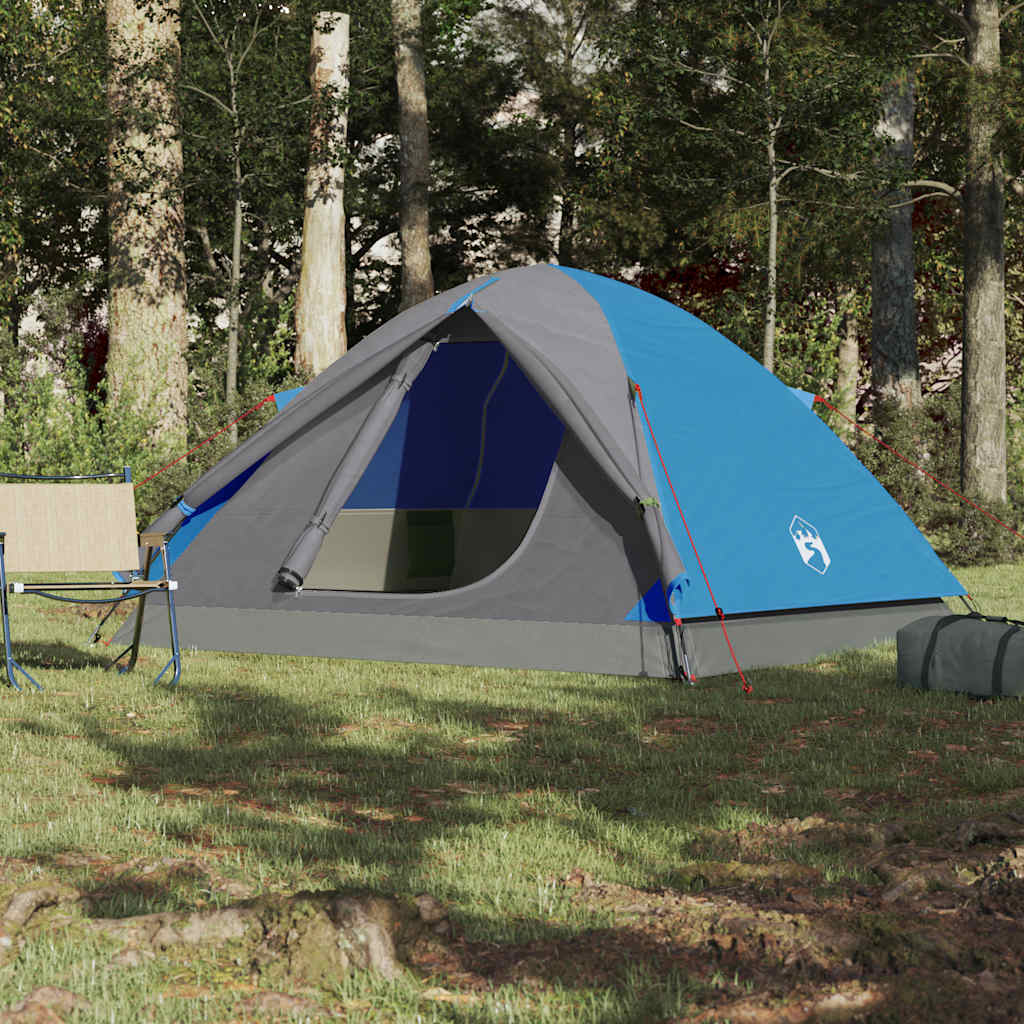 Vidaxl Dome tent 3-person waterproof blue