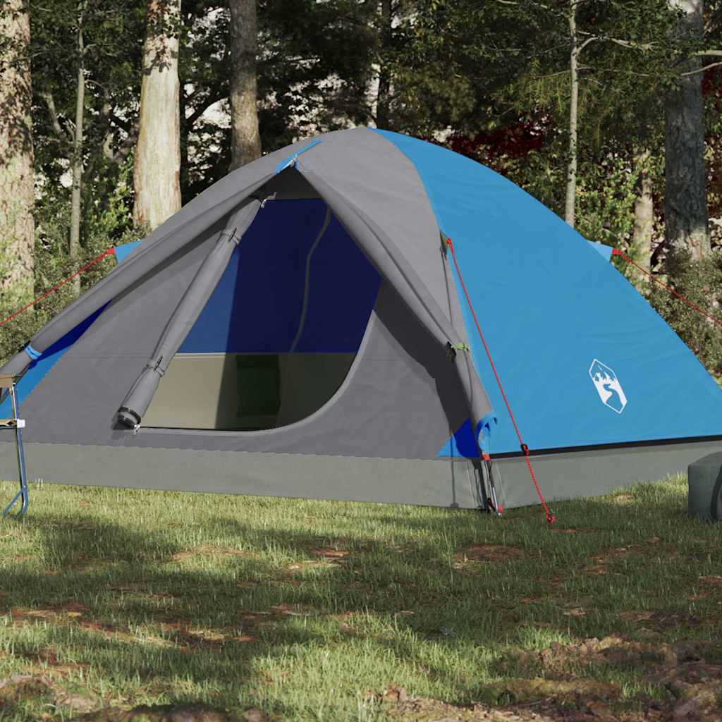 Vidaxl Dome tent 3-person waterproof blue