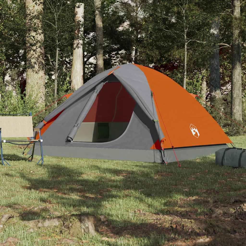 Vidaxl Dome Tent 3-osobowy wodoodporny pomarańcz