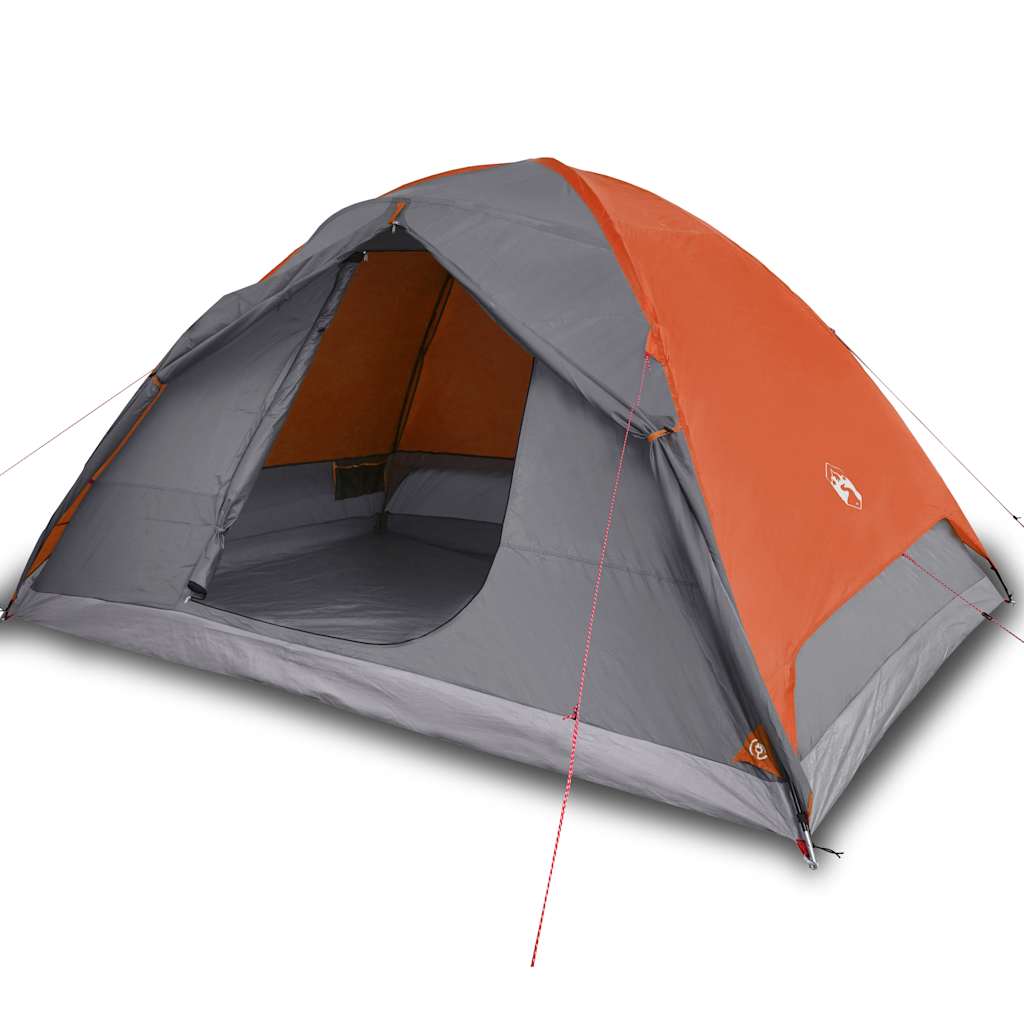 Vidaxl Dome tenda arancione impermeabile per 6 persone