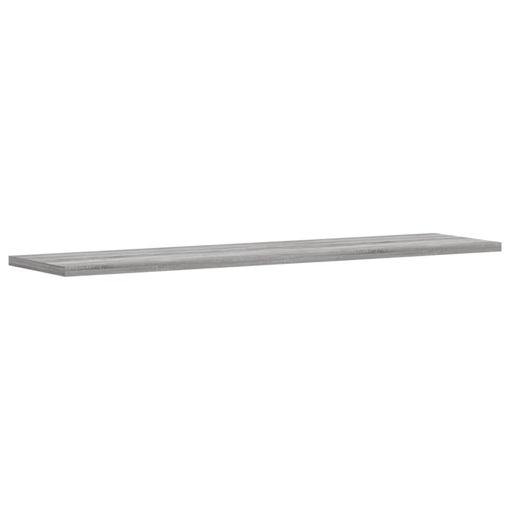 Vidaxl wandschappen 4 st 80x20x1,5 cm bewerkt hout grijs sonoma eiken