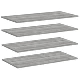 Vidaxl wandschappen 4 st 80x40x1,5 cm bewerkt hout grijs sonoma eiken