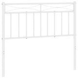 Vidaxl vervangend hoofdbord 100 cm metaal wit