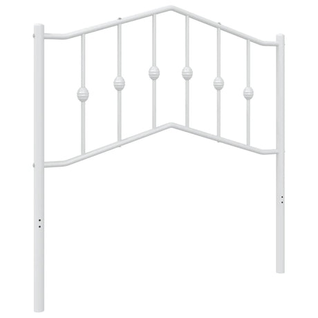 Vidaxl vervangend hoofdbord 90 cm metaal wit