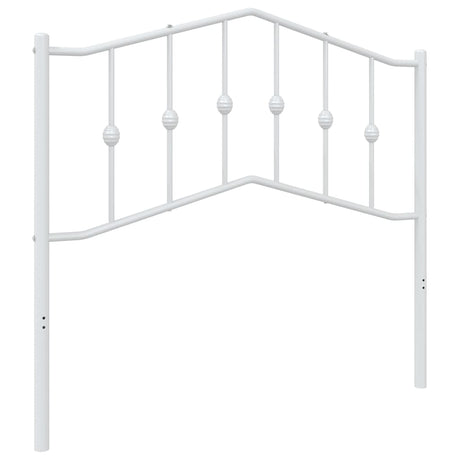 Vidaxl vervangend hoofdbord 100 cm metaal wit