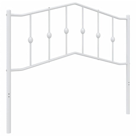 Vidaxl vervangend hoofdbord 107 cm metaal wit