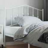 Vidaxl vervangend hoofdbord 107 cm metaal wit