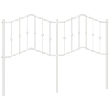 Vidaxl vervangend hoofdbord 140 cm metaal wit