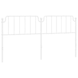 Vidaxl vervangend hoofdbord 193 cm metaal wit