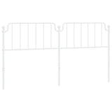 Vidaxl vervangend hoofdbord 200 cm metaal wit