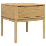 Vidaxl lamptafel floro 55x55x54 cm massief grenenhout wasbruin