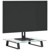 Vidaxl Monitor Standard 40x35x8 cm utrjeno steklo in kovinsko črno