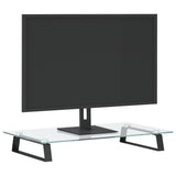 Vidaxl Monitor Standard 60x35x8 cm utrjeno steklo in kovinsko črno