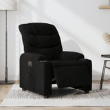 Vidaxl fauteuil verstelbaar elektrisch stof zwart