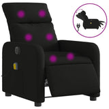 Vidaxl massagestoel elektrisch verstelbaar stof zwart