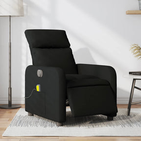 Vidaxl massagestoel elektrisch verstelbaar stof zwart