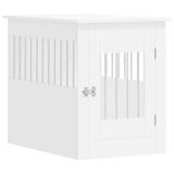 Vidaxl hondenbench 55x80x68 cm bewerkt hout wit