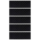 Vidaxl trapmatten 5 st 25x75 cm rubber