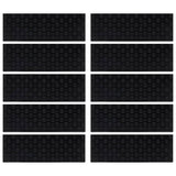 Vidaxl trapmatten 10 st 25x75 cm rubber