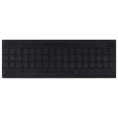 Vidaxl trapmatten 5 st 25x75 cm rubber