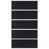 Vidaxl Stair Mats 5 St 25x75 cm gummi