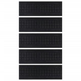 Vidaxl trapmatten 5 st 25x75 cm rubber