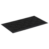 Vidaxl Doormat Rectangular 45x75 cm rubber