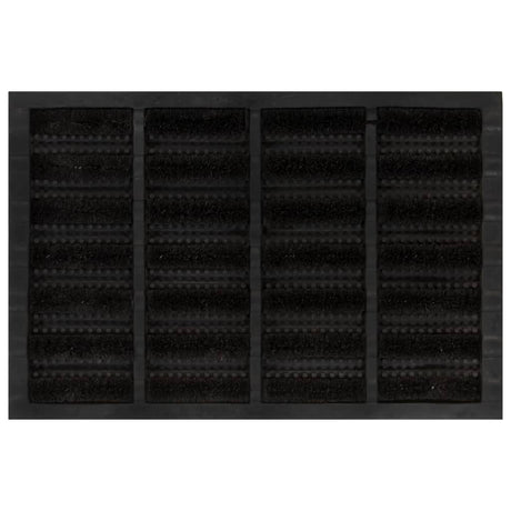 Vidaxl deurmat rechthoekig 40x60 cm rubber en kokosvezel