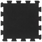 Vidaxl rubber tiles 16 st 16 mm 30x30 cm black