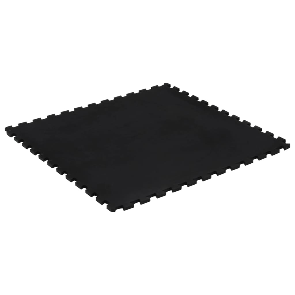 Vidaxl Tile de 12 mm 100x100 cm negro