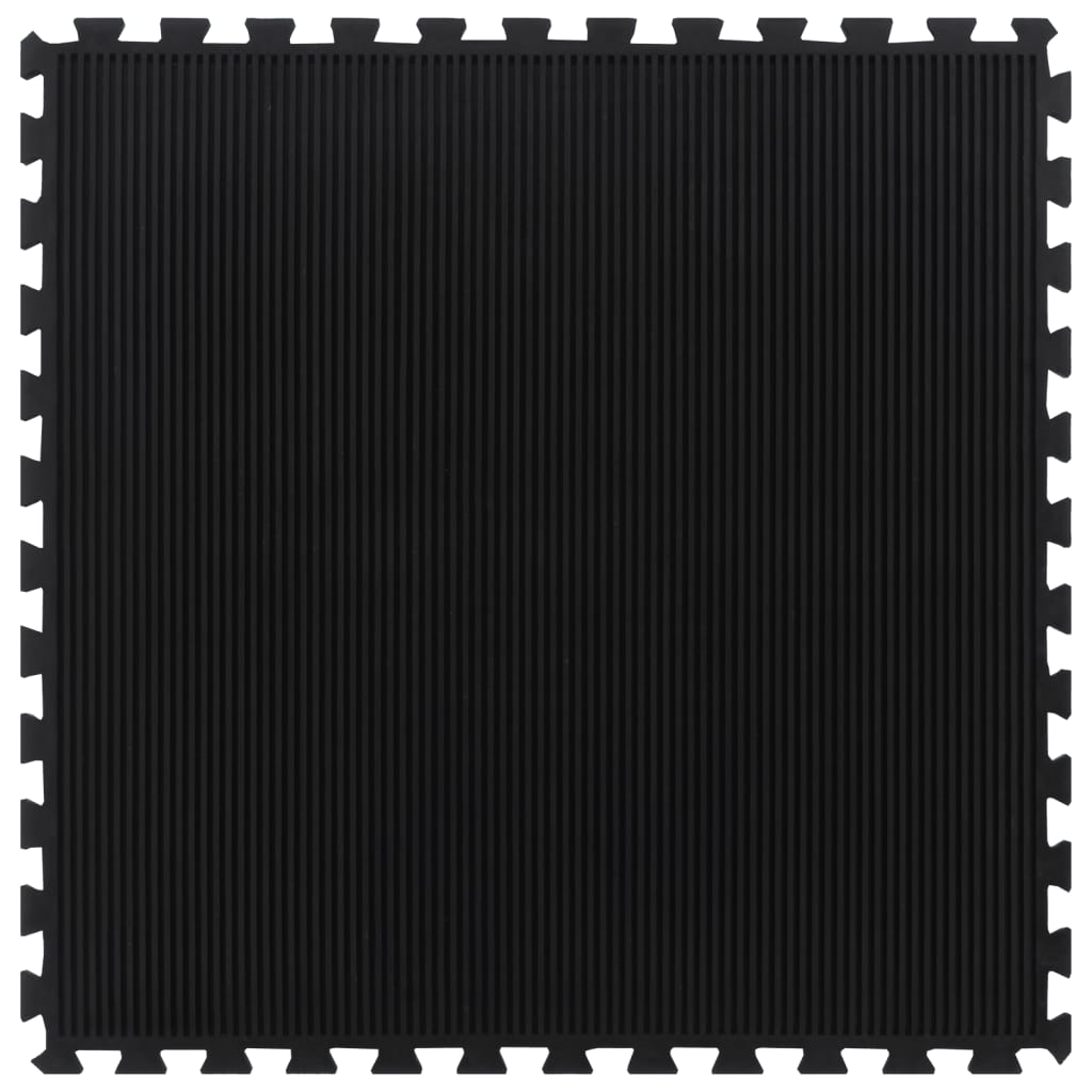 BIDAXL RUBBER TILE 12 mm 100x100 cm svart