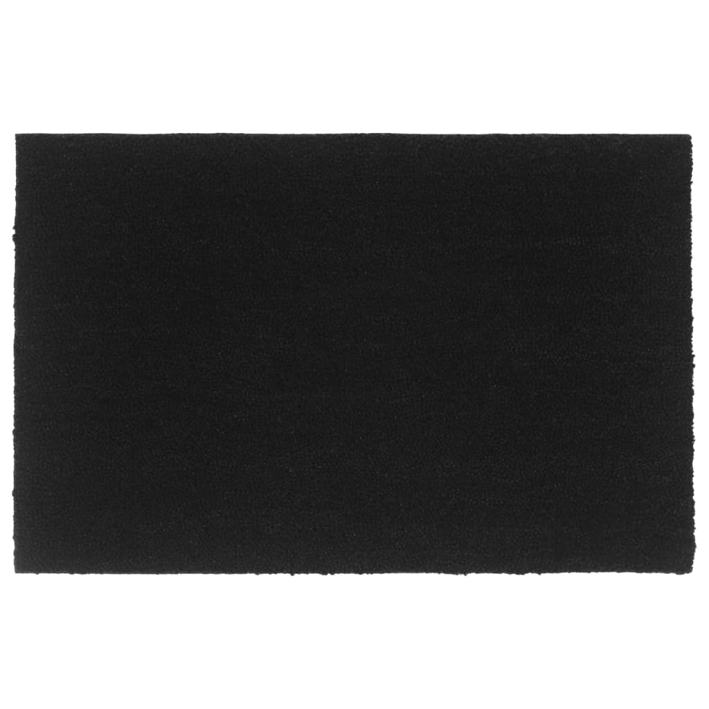 Vidaxl DOORMAT 65x100 cm Fibre de noix de coco tufted Black