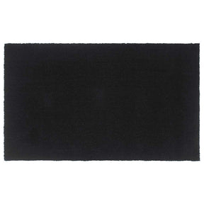 Vidaxl deurmat 90x150 cm getufte kokosvezel zwart