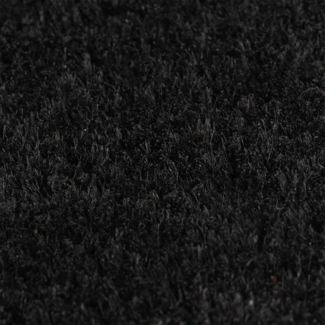 Vidaxl deurmat 100x300 cm getufte kokosvezel zwart