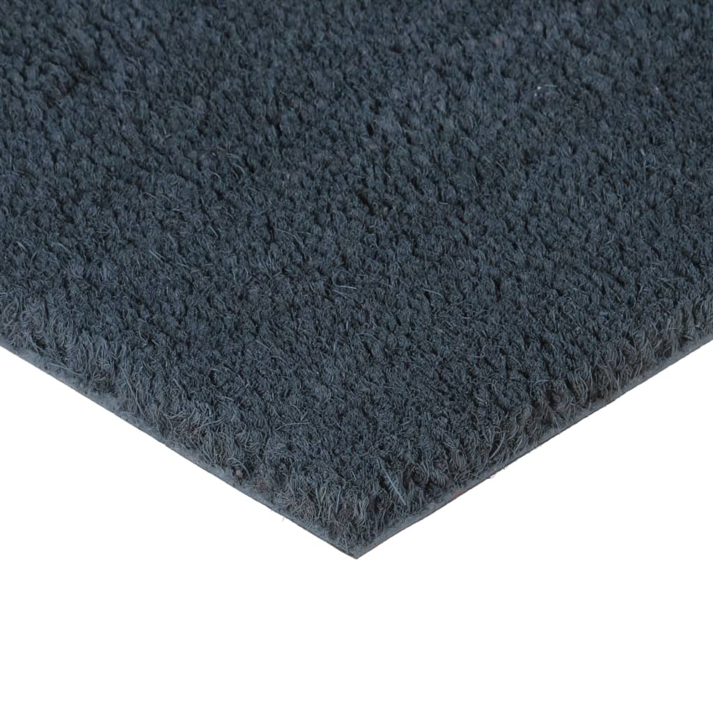 Vidaxl Doormat 60x90 cm huet de Kokosnoss Fiber Dark gro