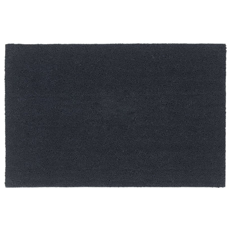 Vidaxl deurmat 65x100 cm getufte kokosvezel donkergrijs
