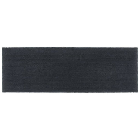 Vidaxl deurmat 100x300 cm getufte kokosvezel donkergrijs