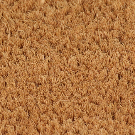Vidaxl deurmat halfrond 40x60 cm getufte kokosvezel naturel