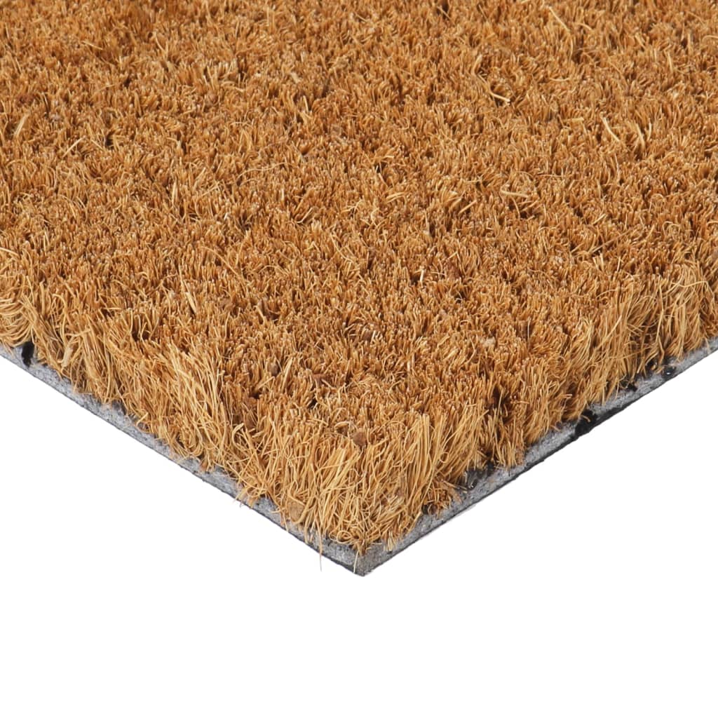 Vidaxl Doormat 45x75 cm Tufted Coconut Fibre Natural